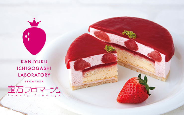 【完熟いちごチーズケーキ】宝石フロマージュ